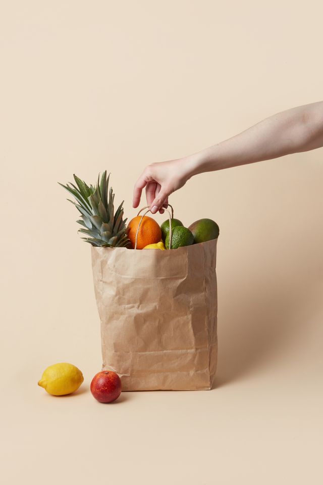 Fresh food in pantry